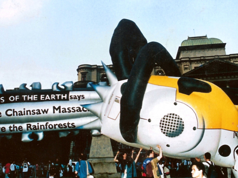 1992 FoEI Chainsaw at Rio de Janeiro Earth Summit