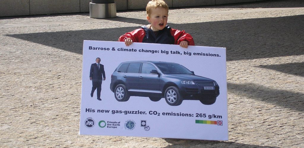 Big talk, big emissions: Barroso slammed for climate hypocrisy as EU Commission launches global warming campaign