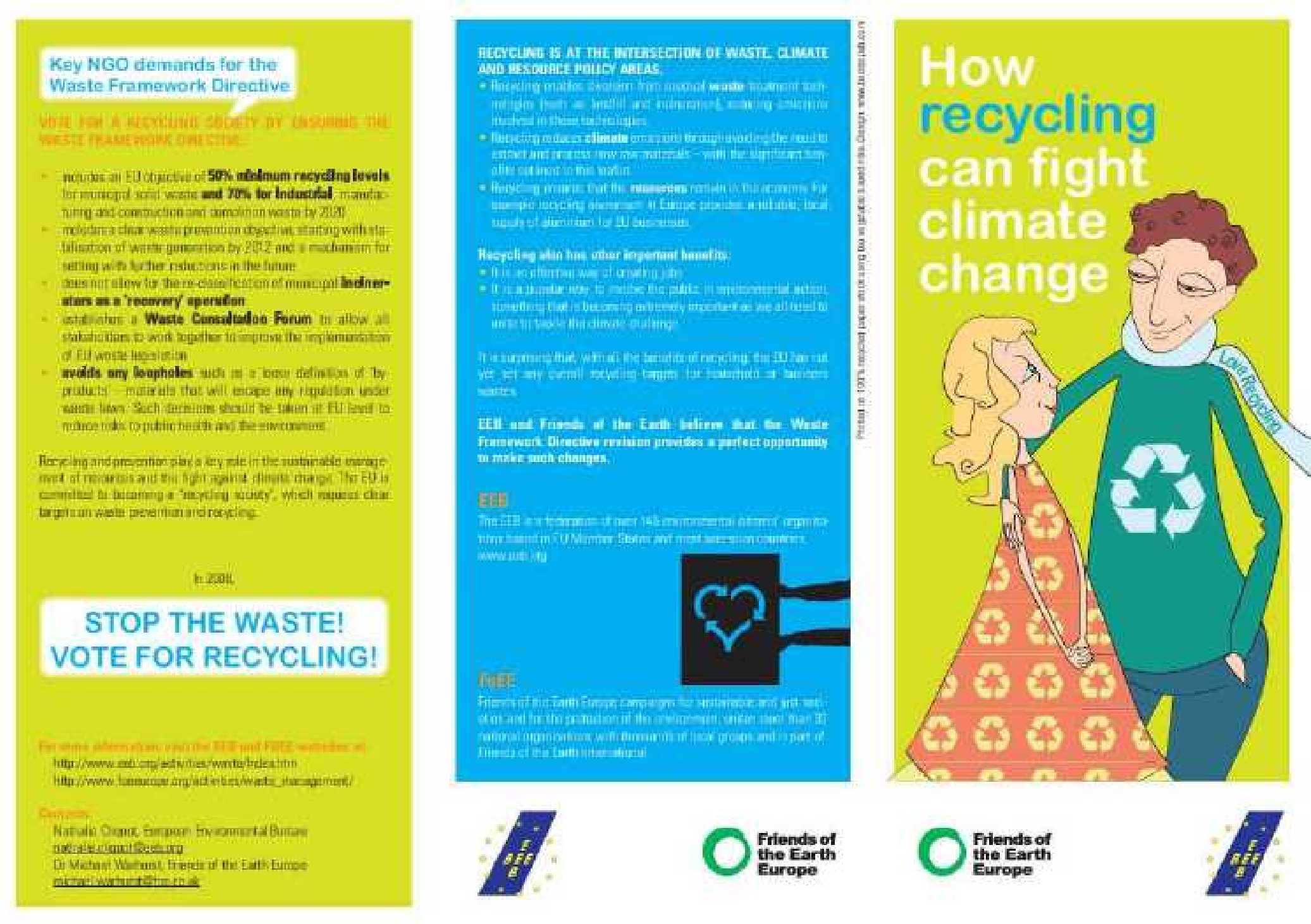 recycling leaflet