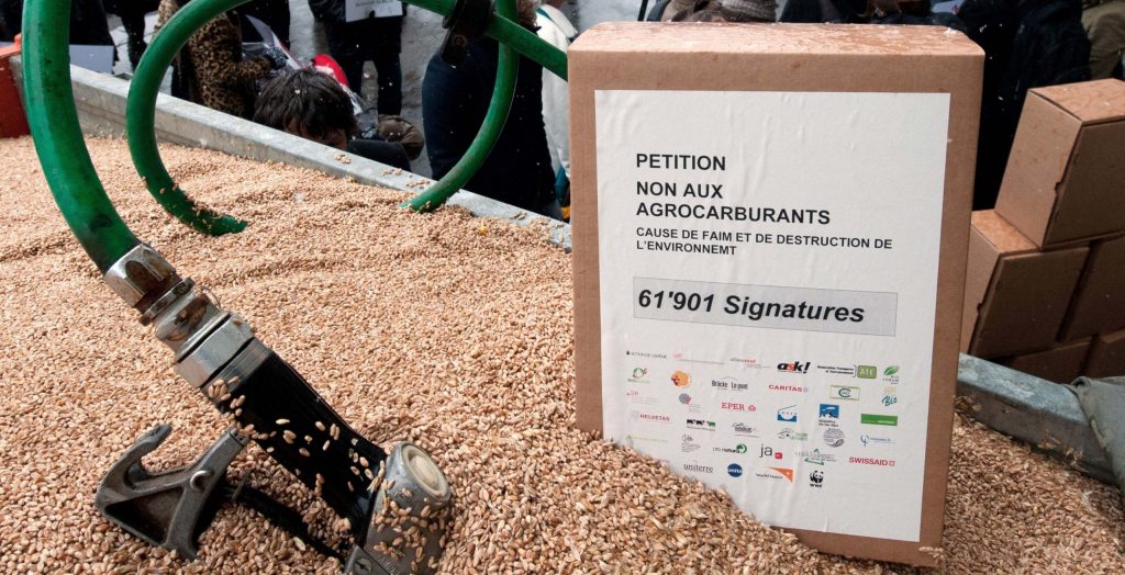 Petition against biofuels in Switzerland