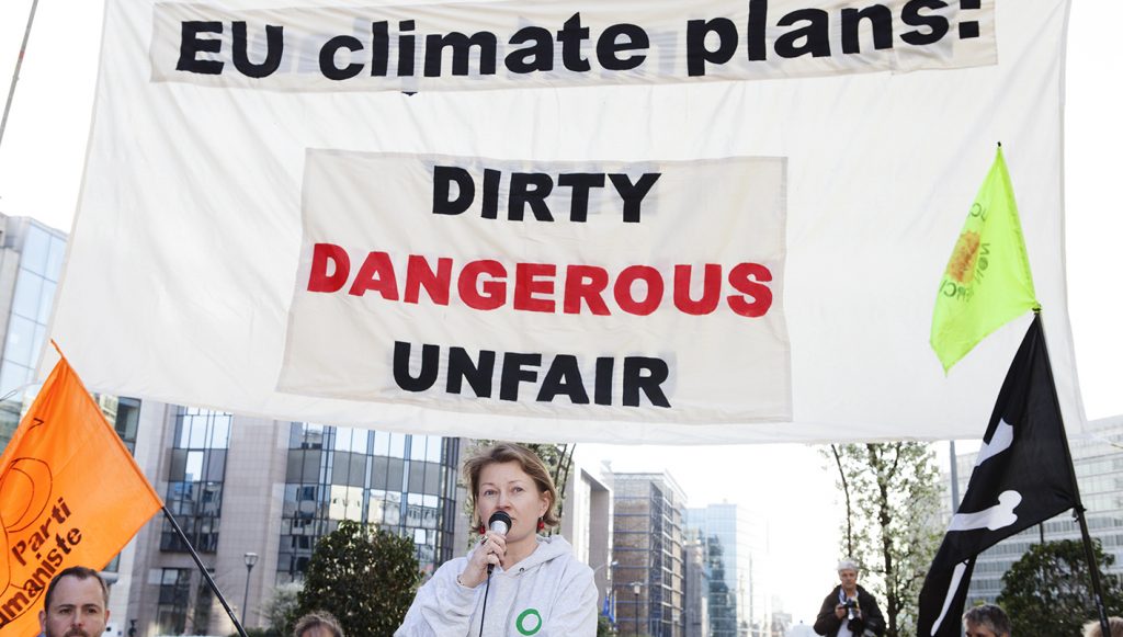 EU climate plans only please polluters