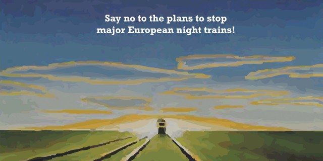 Save the night train – 7,000 signatures handed to Deutsche Bahn