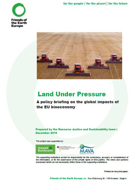 Land under pressure briefing