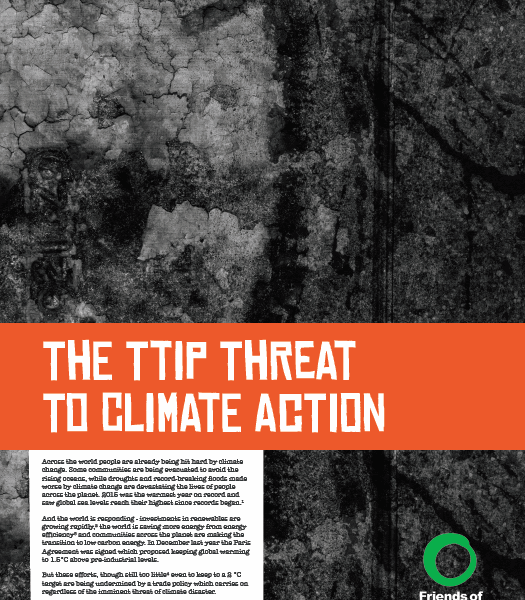 The TTIP Threat to Climate Action