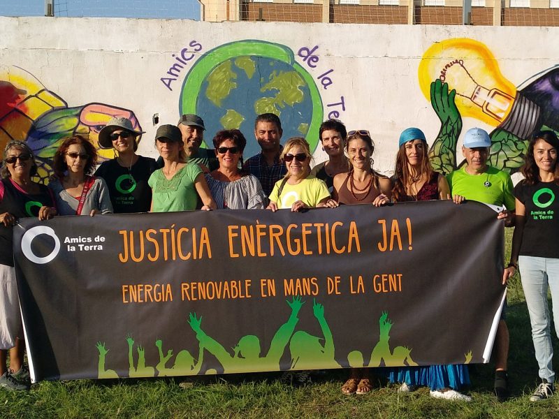 Friends of the Earth Spain painted climate justice murals for the international days action for climate justice (credit: FoE Spain)