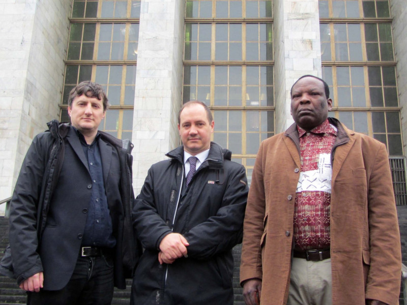 Colin Roche, lawyer Luca Saltalamacchia, Godwin Ojo