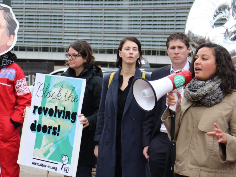 Barroso - block the revolving door (c) ALTER-EU