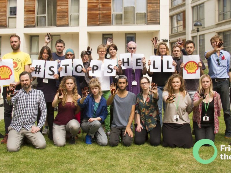 One of the recent #StopShell actions