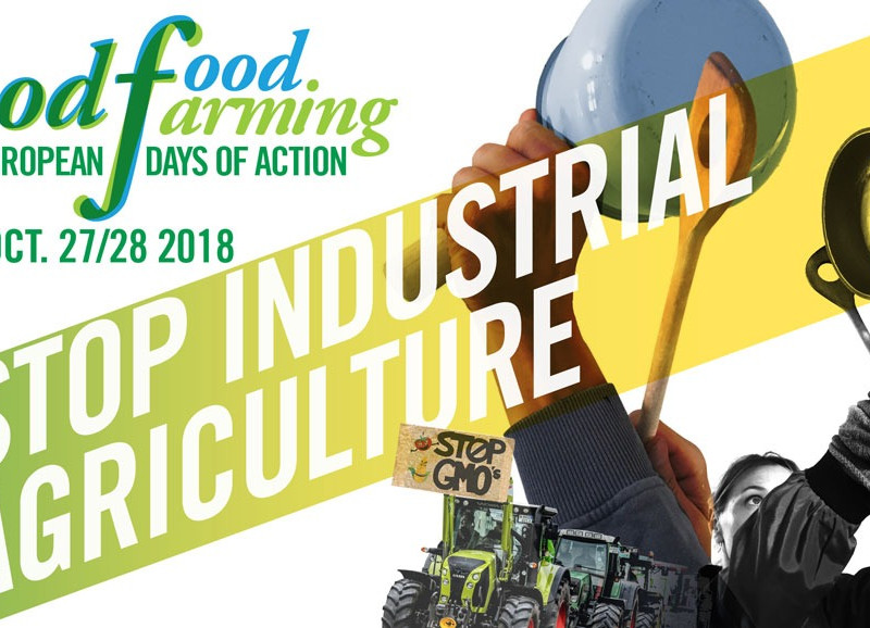 Stop industrial farming banner