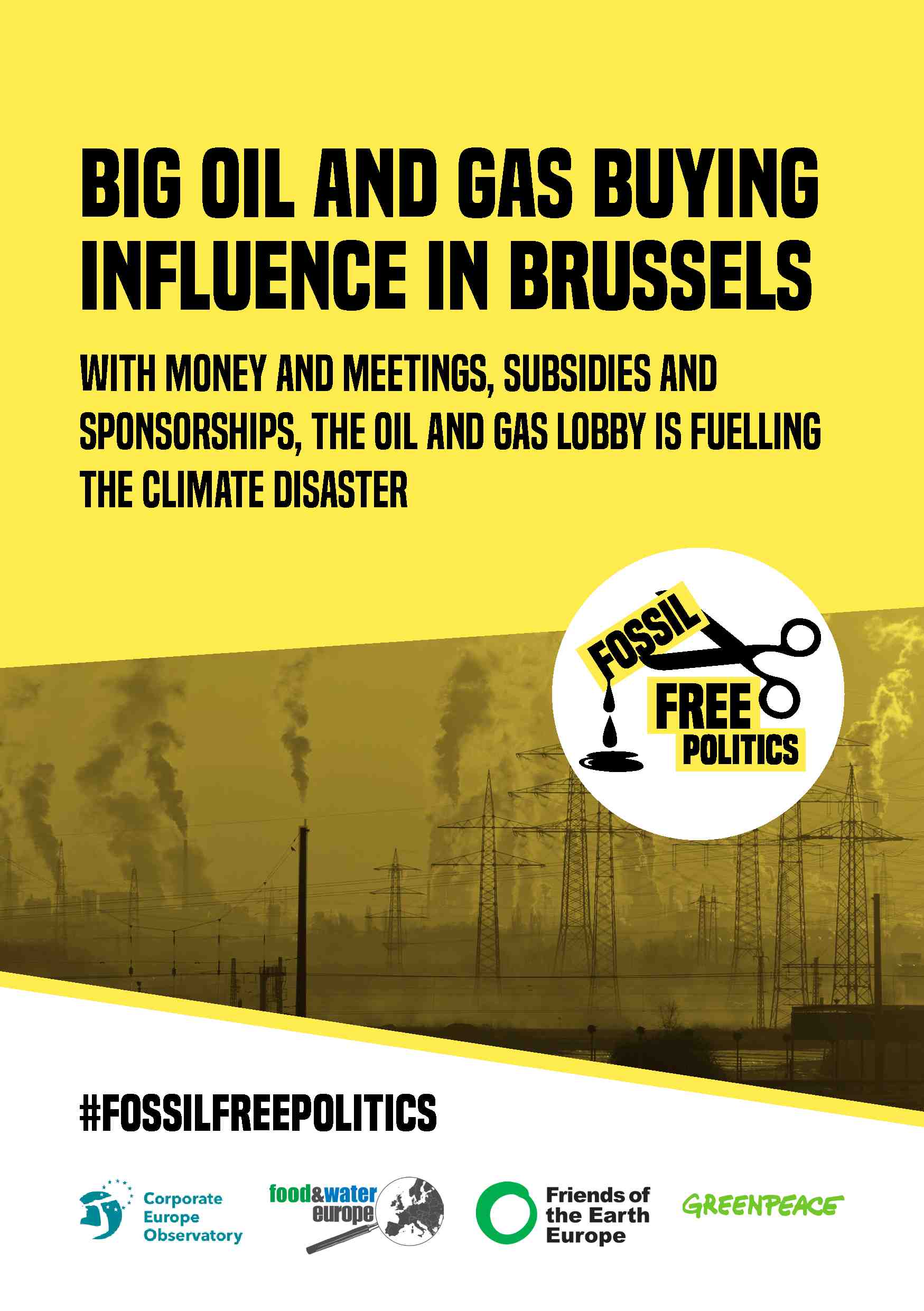 Big Oil and gas buying influence in Brussels - report