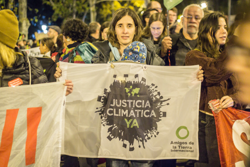 Climate Justice march in Madrid (credit: Victor Barro / FoEI)