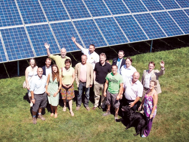 Ecopower generating solar energy