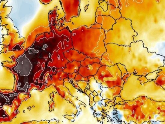 Summer heat Europe 2020. (c)WXCHARTS