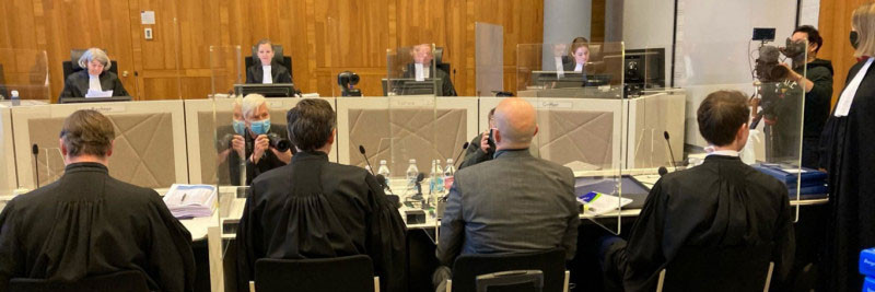 Shell hearing in the Hague with Friends of the Earth Netherlands (c) Milieudefensie
