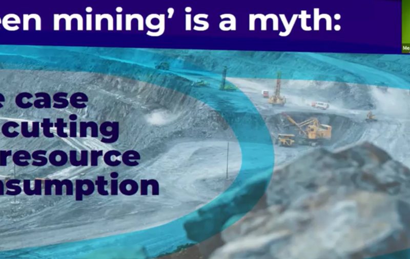 Green mining is a myth launch event