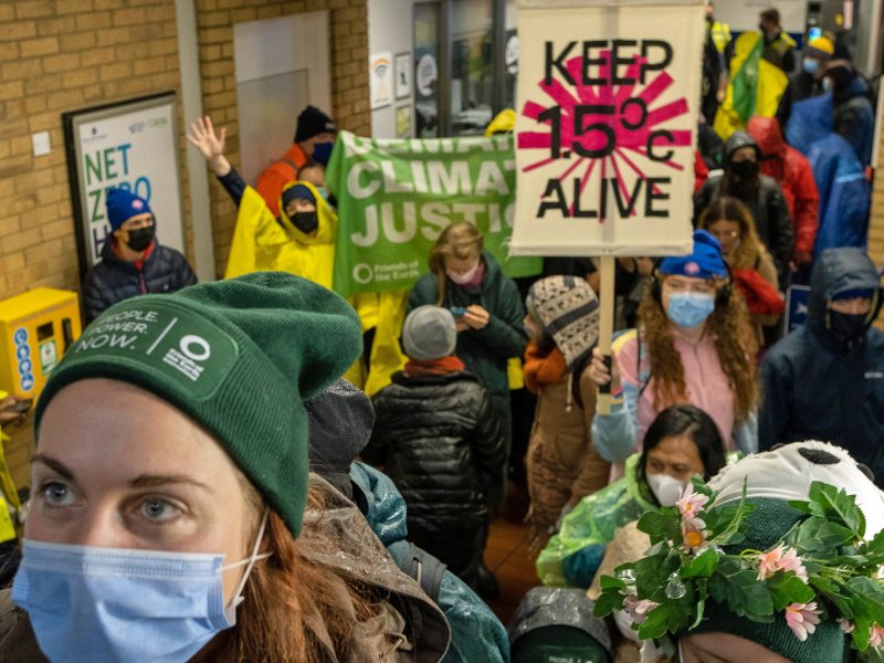 Global Day of Action for Climate Justice. COP26 in Glasgow.