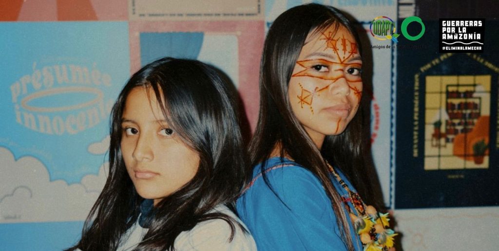 Amazonian girls fight against oil flares burning up their futures